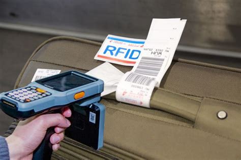 use of rfid tags in airports|airport luggage tracking technology.